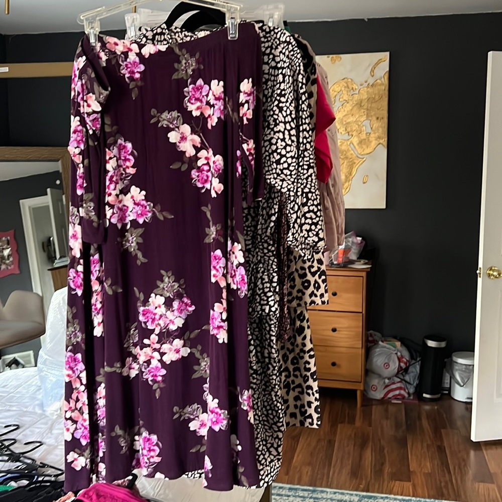 Off the shoulder dress floral